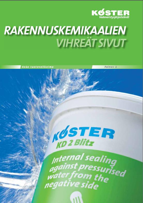 Rakennuskemikaalien Vihreät Sivut
