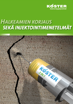Halkeamien korjaus ja injektointi 